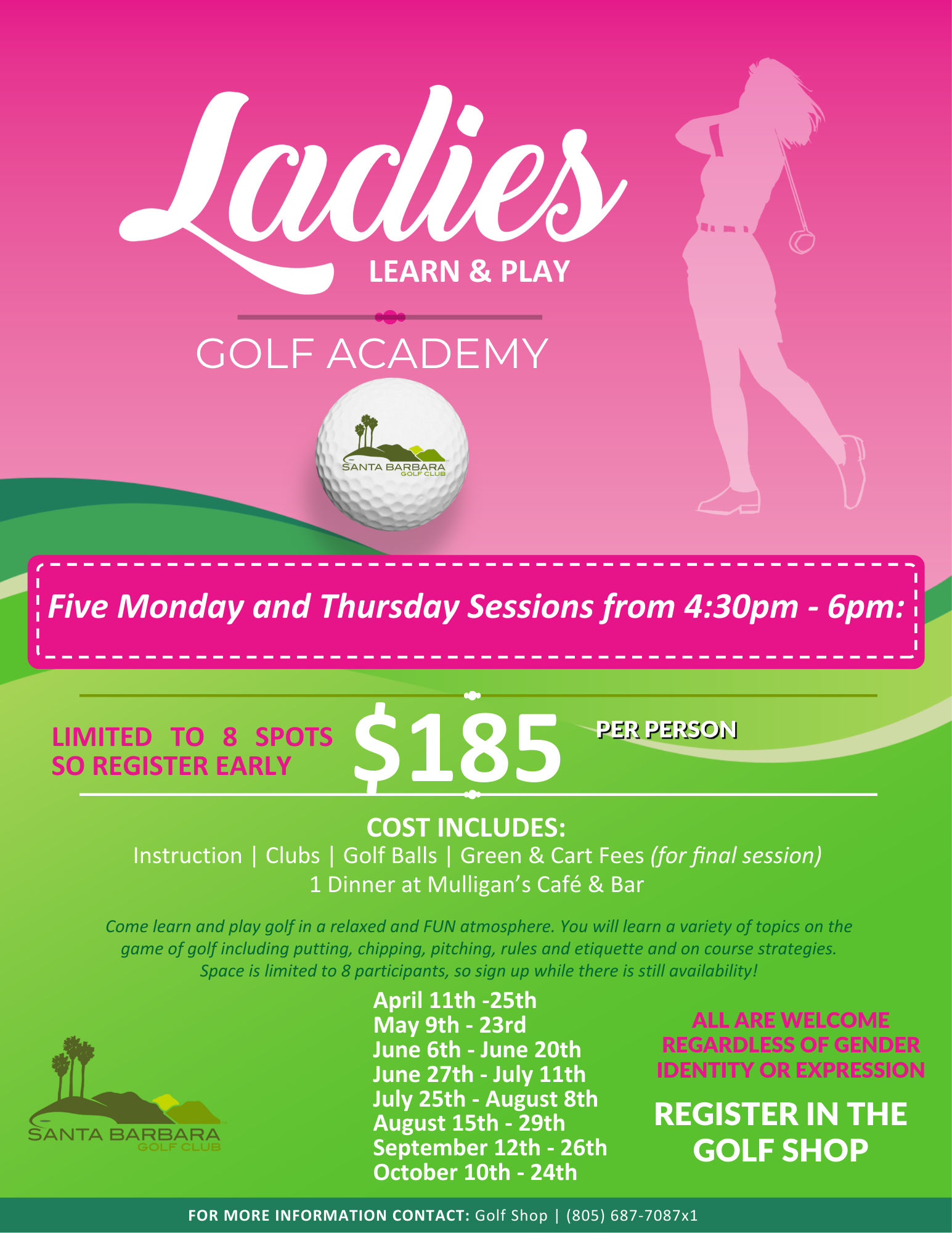 Copy of Ladies Learn Play flier