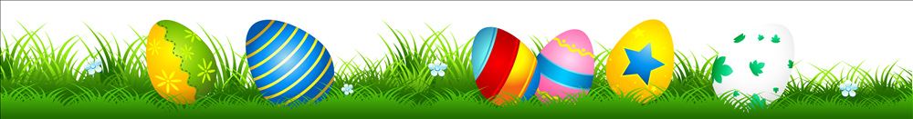 Easter Grass with Eggs