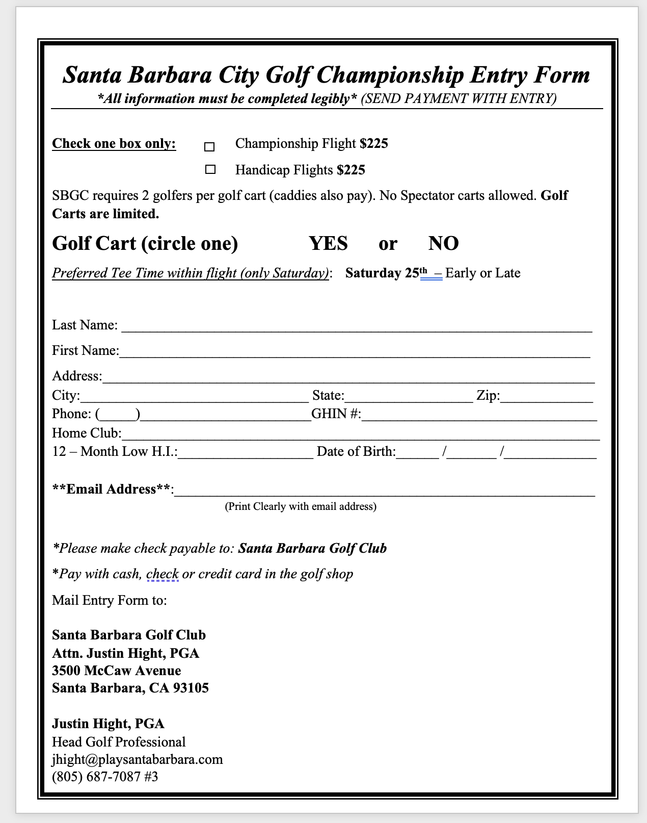 Santa Barbara Golf #2