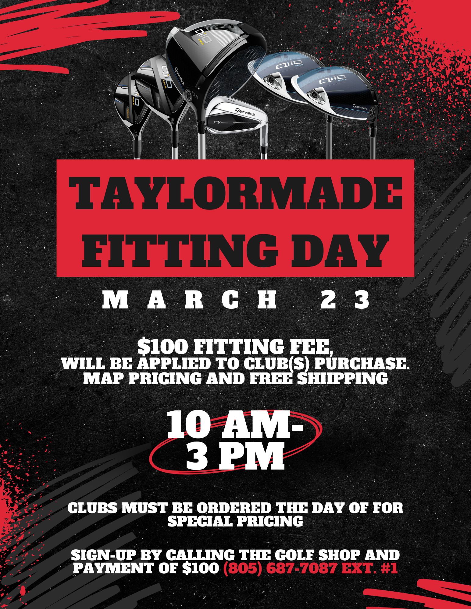 Santa Barbara Titleist Fitting Day Flyer