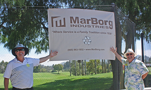 7th Annual Tom McFadden Memorial Charity Golf Tournament July 13 2019 - Marborg Industries Dinner Sponsor Banner